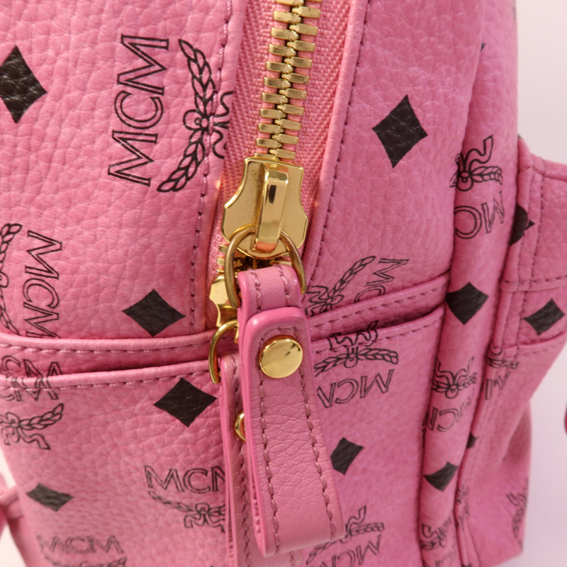 MCM 塗層帆布Stark Backpack背包-14