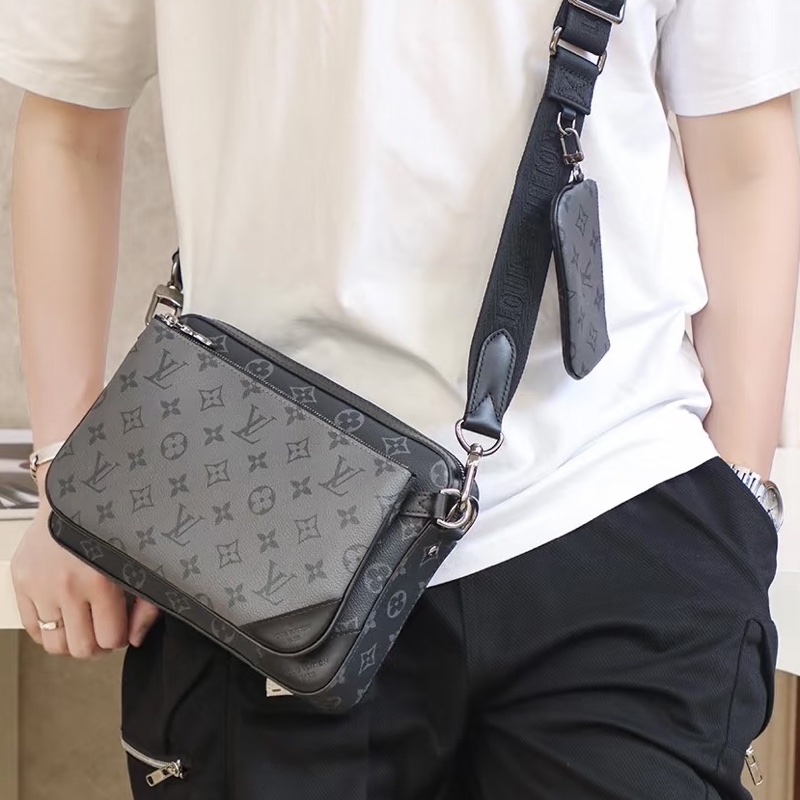 LouisVuitton 路易威登 Trio黑武士三合一郵差包王鶴棣同款🥷-16