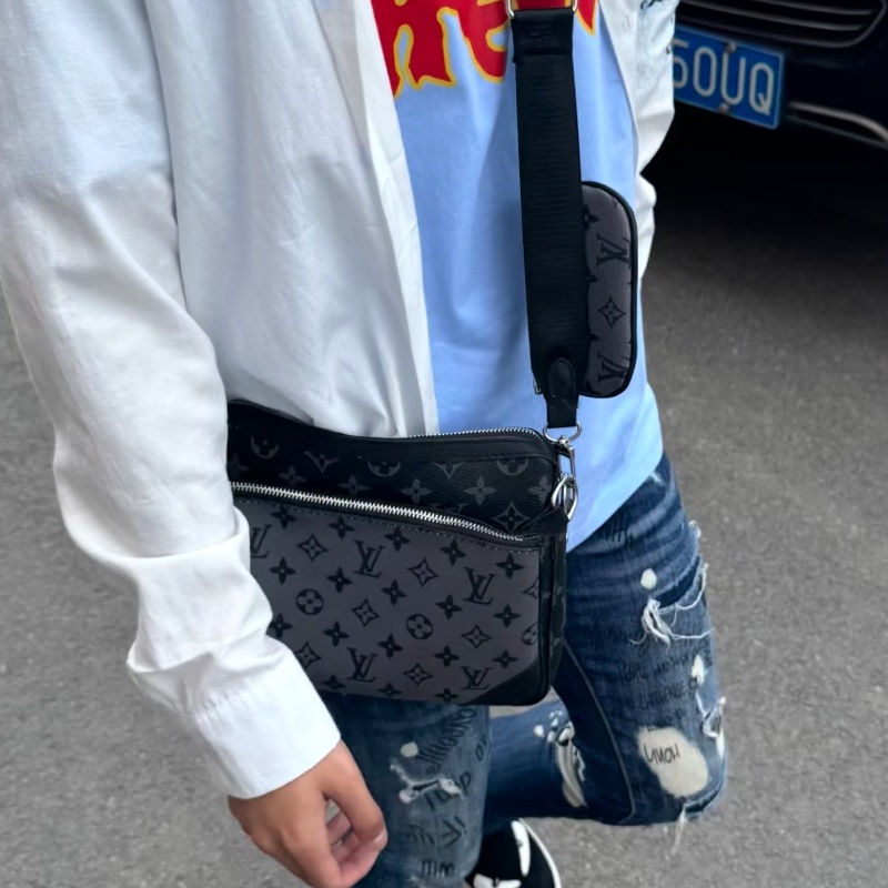 LouisVuitton 路易威登 Trio黑武士三合一郵差包王鶴棣同款🥷-18