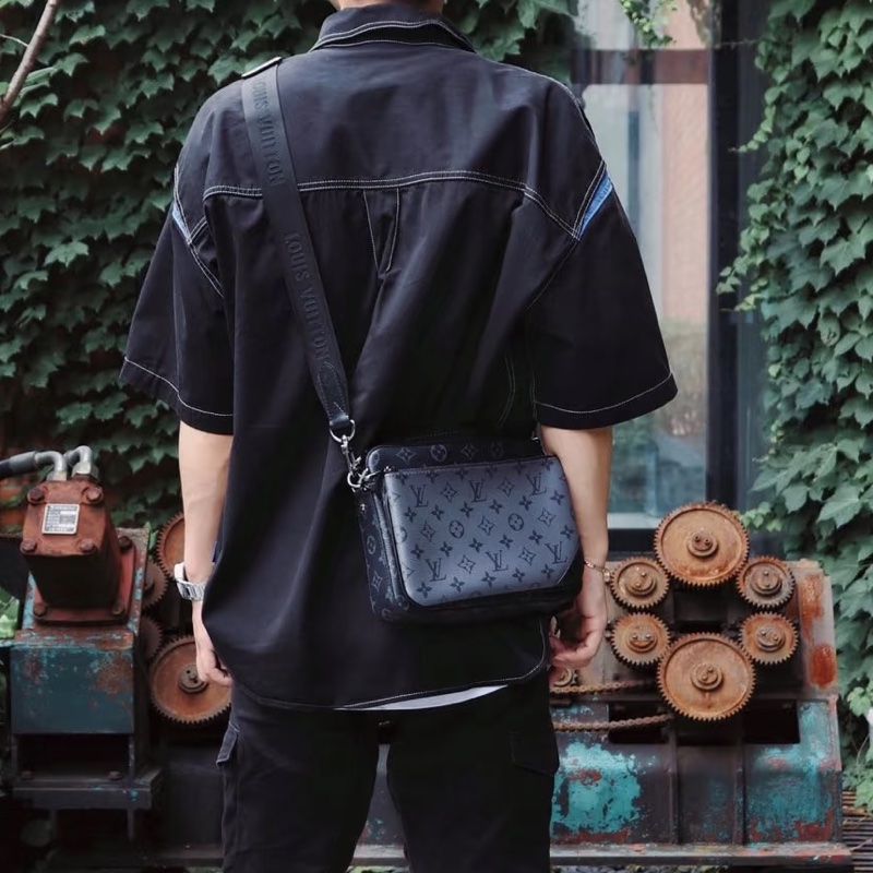 LouisVuitton 路易威登 Trio黑武士三合一郵差包王鶴棣同款🥷-22