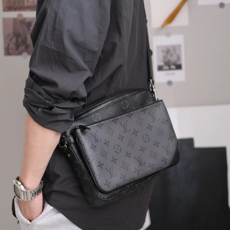 LouisVuitton 路易威登 Trio黑武士三合一郵差包王鶴棣同款🥷-23