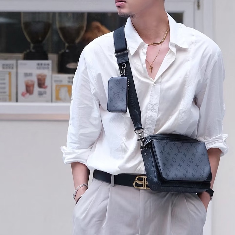 LouisVuitton 路易威登 Trio黑武士三合一郵差包王鶴棣同款🥷-4