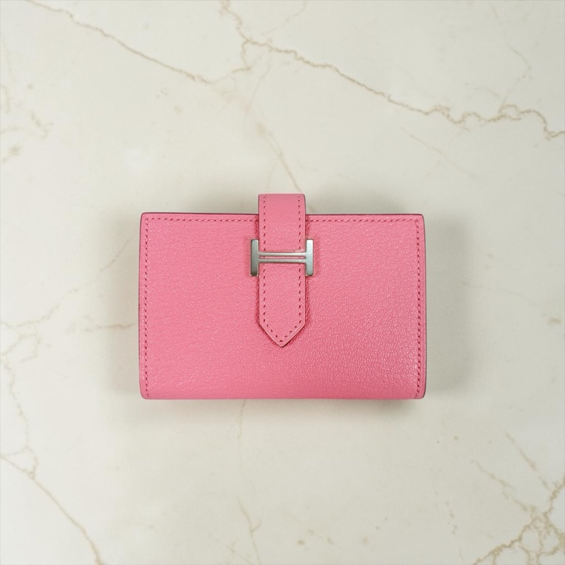 莉亞精品♡ Hermes Bearn 櫻花粉 二手美包-0