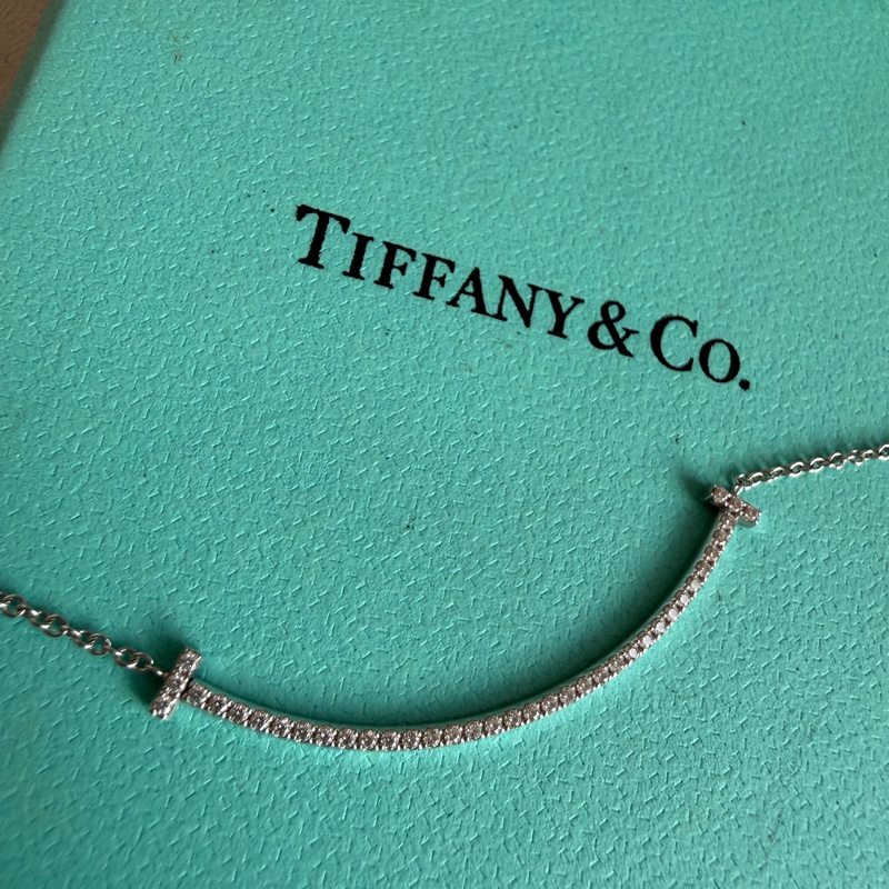 Tiffany❤️微笑滿鑽項鍊～～-1