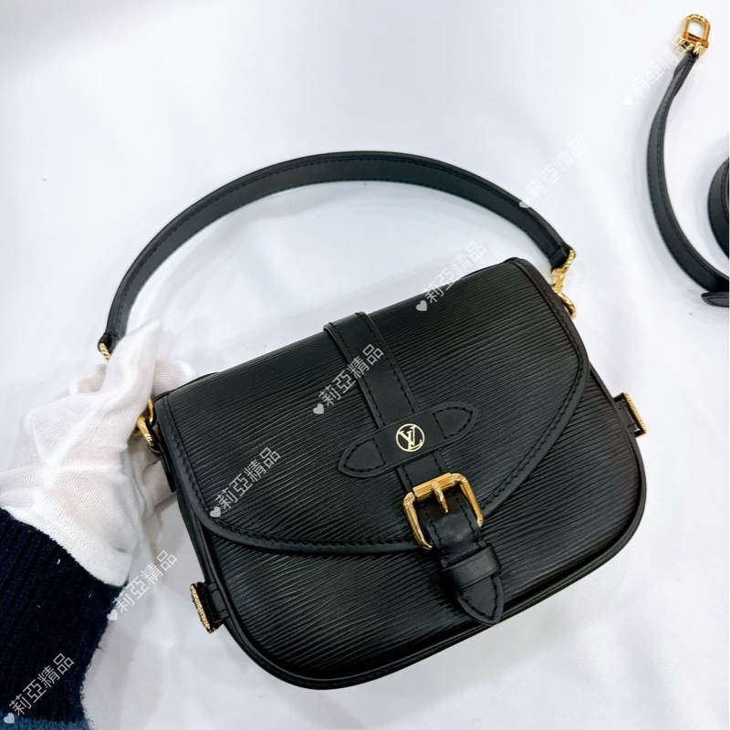 莉亞精品♡ LV 黑水波紋雙子星 M23469 二手美包-2