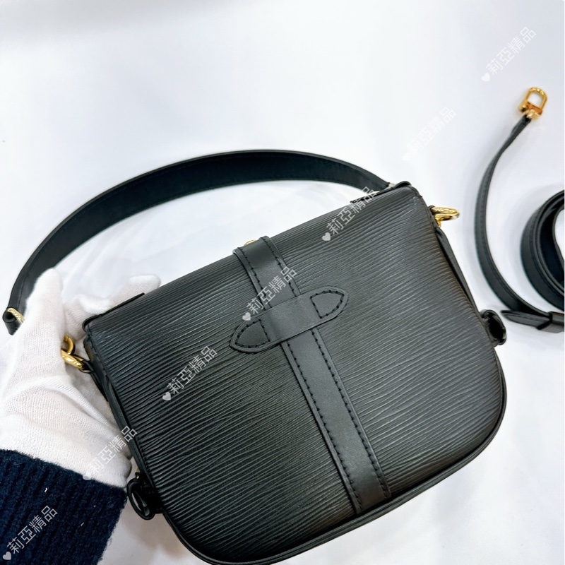 莉亞精品♡ LV 黑水波紋雙子星 M23469 二手美包-4