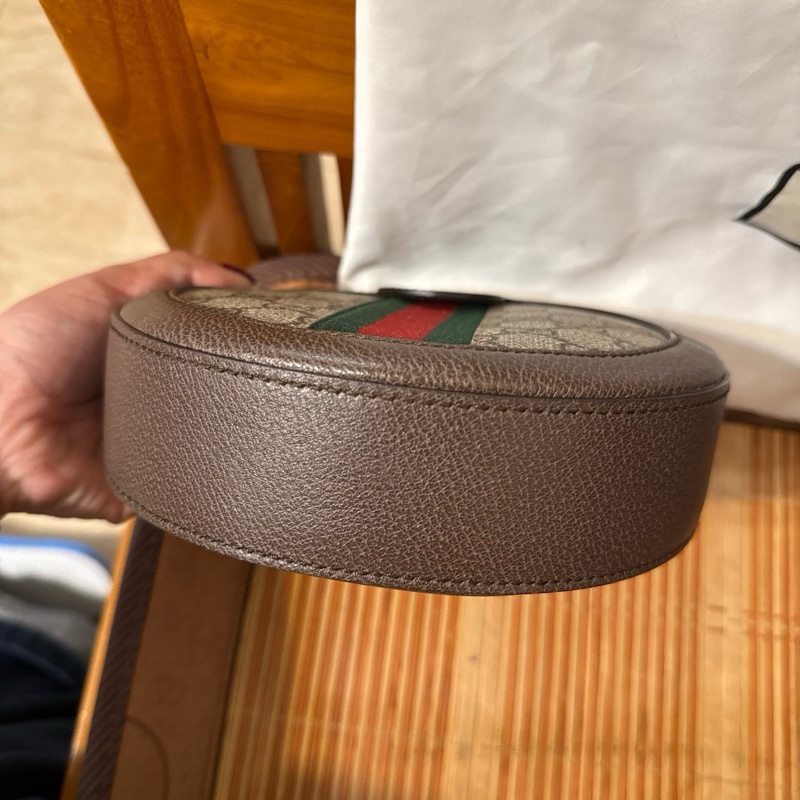 Gucci Ophidia 系列圓形肩背包(mini round bag)-3