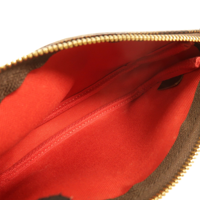 LOUIS VUITTON Damier Mini Pochette Accessoires手挽袋-6