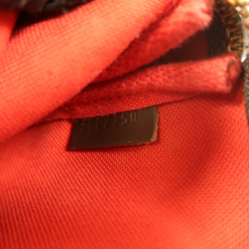 LOUIS VUITTON Damier Mini Pochette Accessoires手挽袋-7
