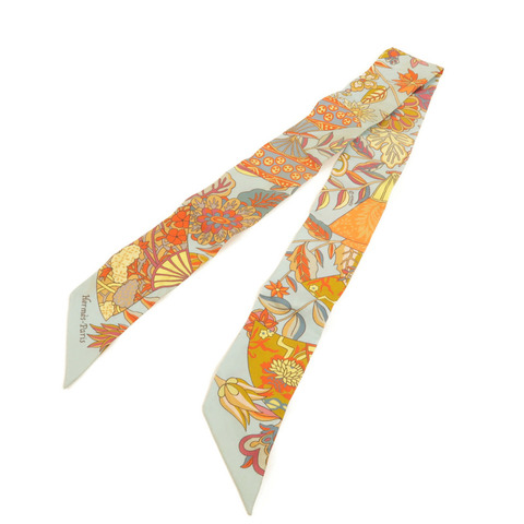 HERMES 絲質Twilly絲巾