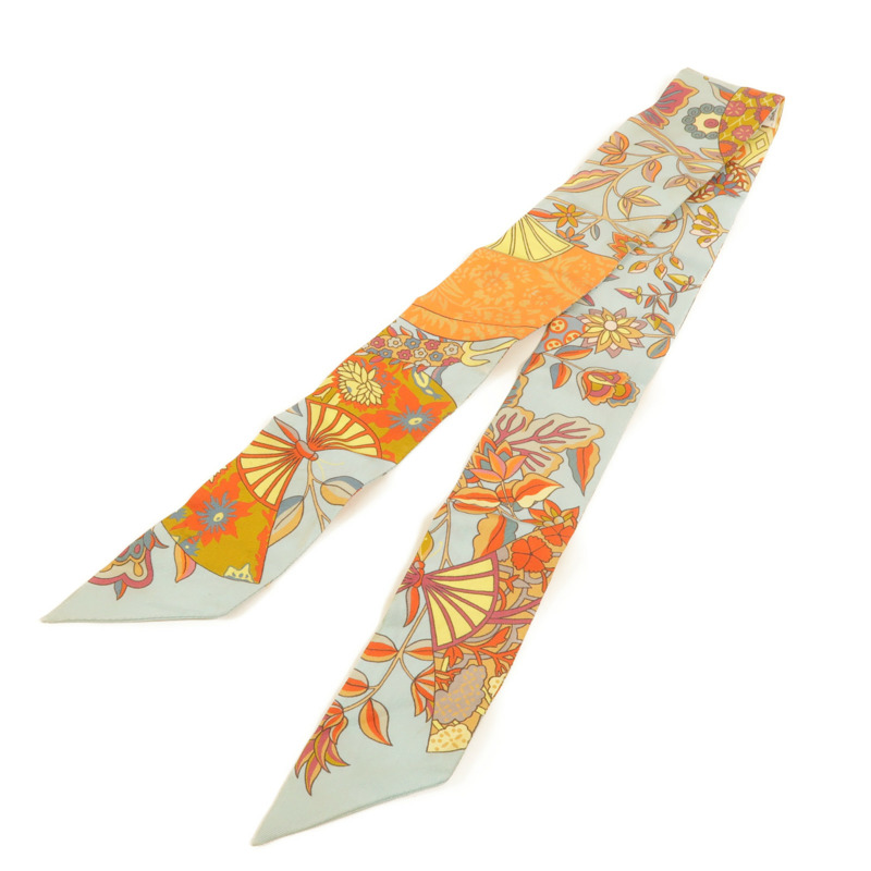 HERMES 絲質Twilly絲巾-1