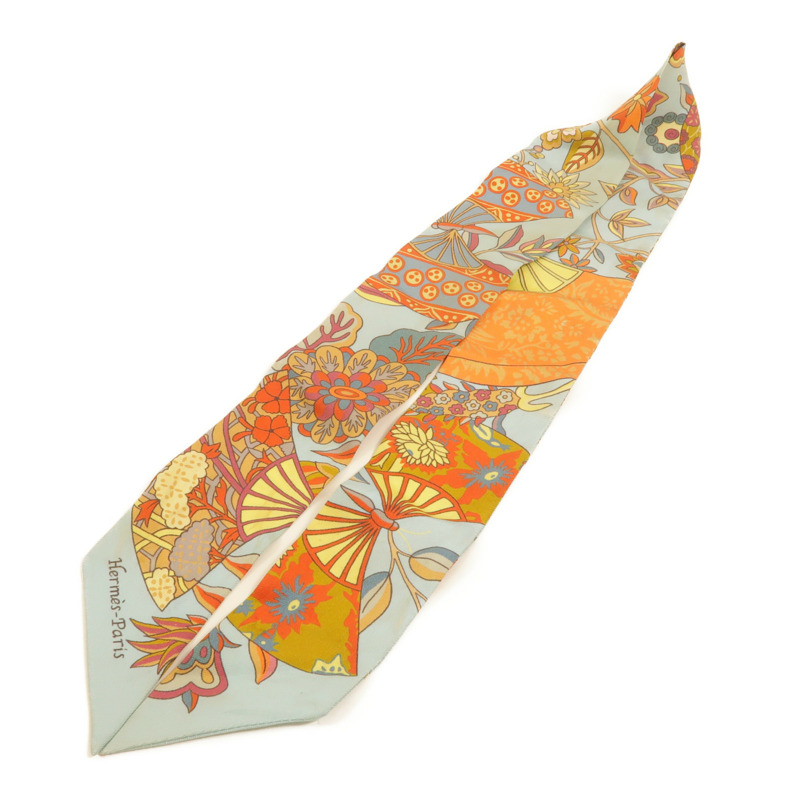 HERMES 絲質Twilly絲巾-3
