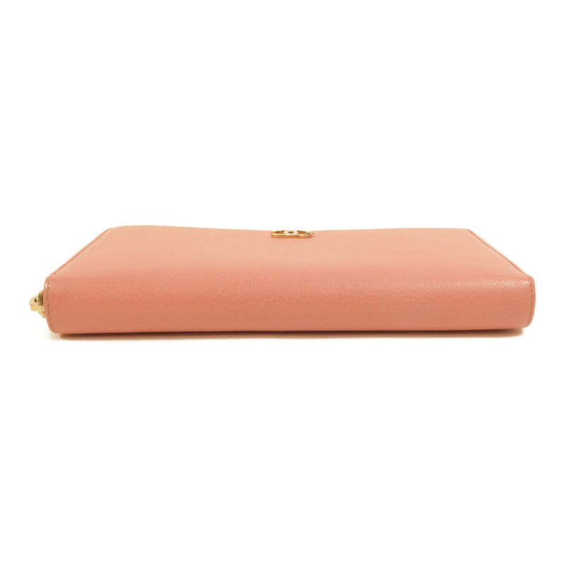 CHANEL 牛皮皮革Lucky Flower Zip Wallet長錢包-3