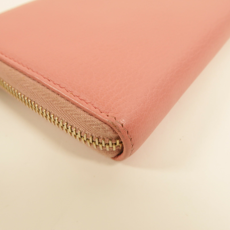 CHANEL 牛皮皮革Lucky Flower Zip Wallet長錢包-12