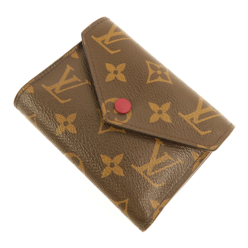 LOUIS VUITTON Monogram Portefeuille Victorine金扣錢包-4