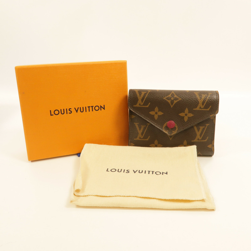 LOUIS VUITTON Monogram Portefeuille Victorine金扣錢包-10