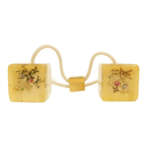 LOUIS VUITTON PVC Hair Cubes髮帶