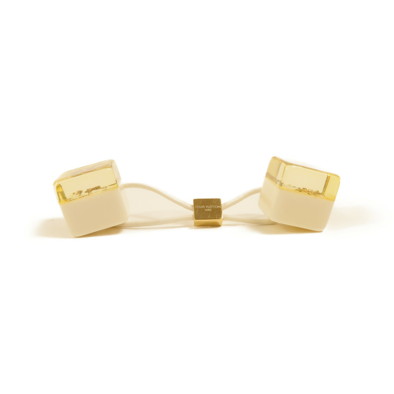LOUIS VUITTON PVC Hair Cubes髮帶-2