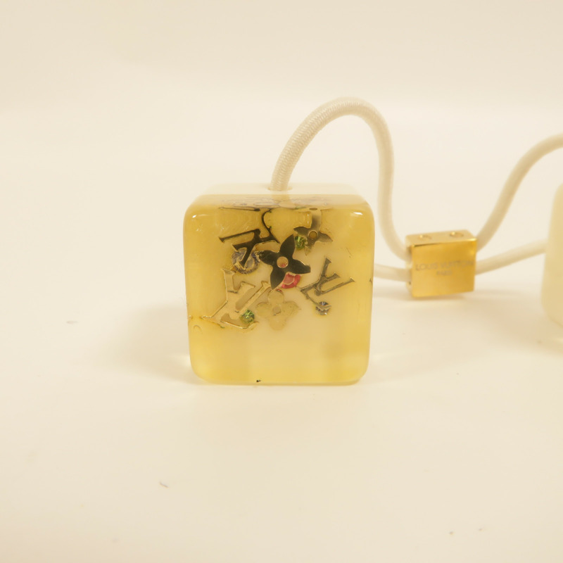 LOUIS VUITTON PVC Hair Cubes髮帶-3