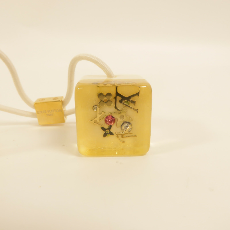 LOUIS VUITTON PVC Hair Cubes髮帶-4