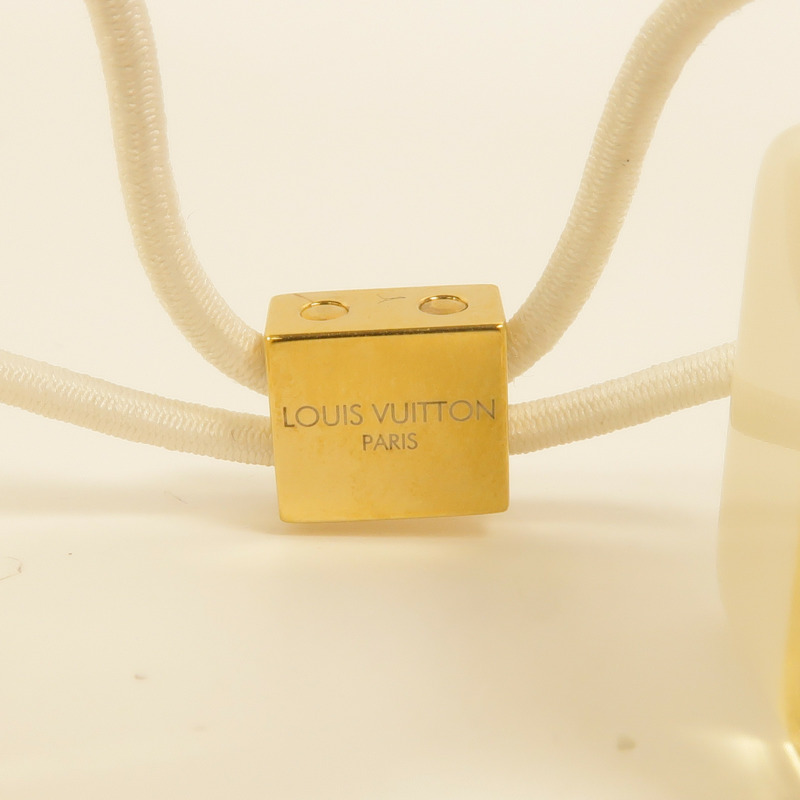 LOUIS VUITTON PVC Hair Cubes髮帶-5