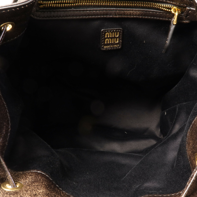 Miu Miu 羊皮皮革Backpack肩背袋-4