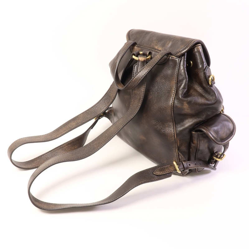Miu Miu 羊皮皮革Backpack肩背袋-7