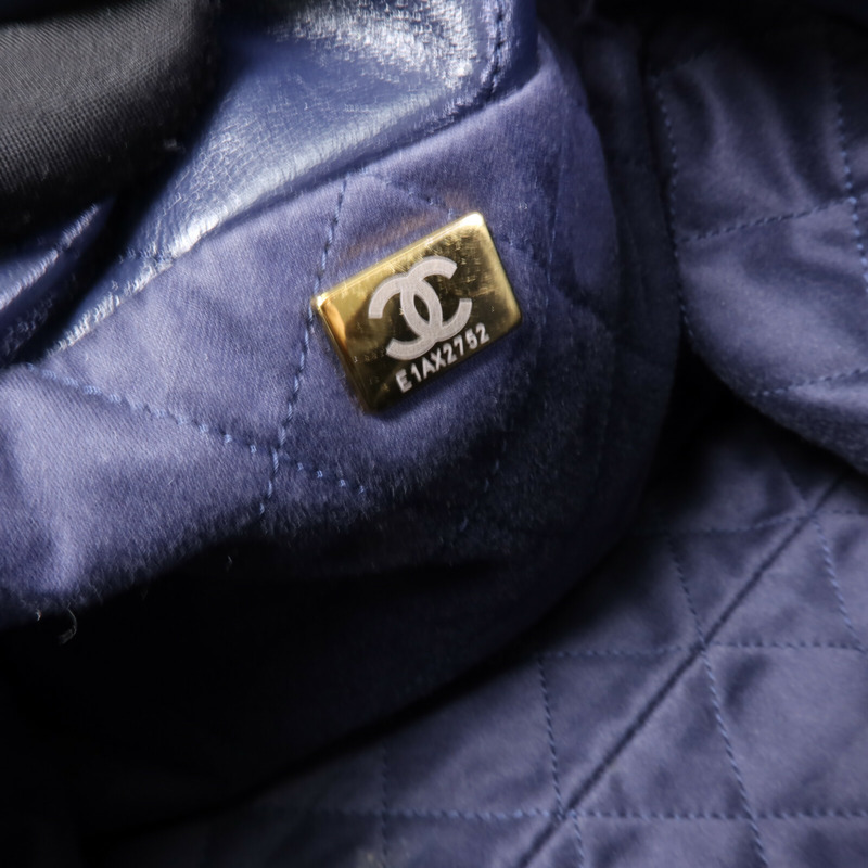 CHANEL 牛皮皮革C22 Medium鏈帶肩背袋-7