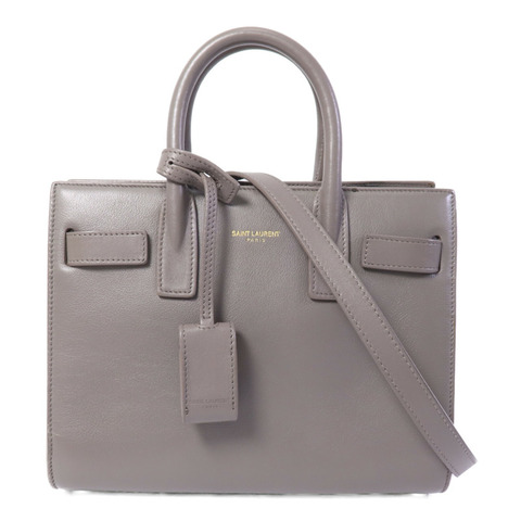 YVES SAINT LAURENT 牛皮皮革Sac De Jour手挽肩背兩用袋