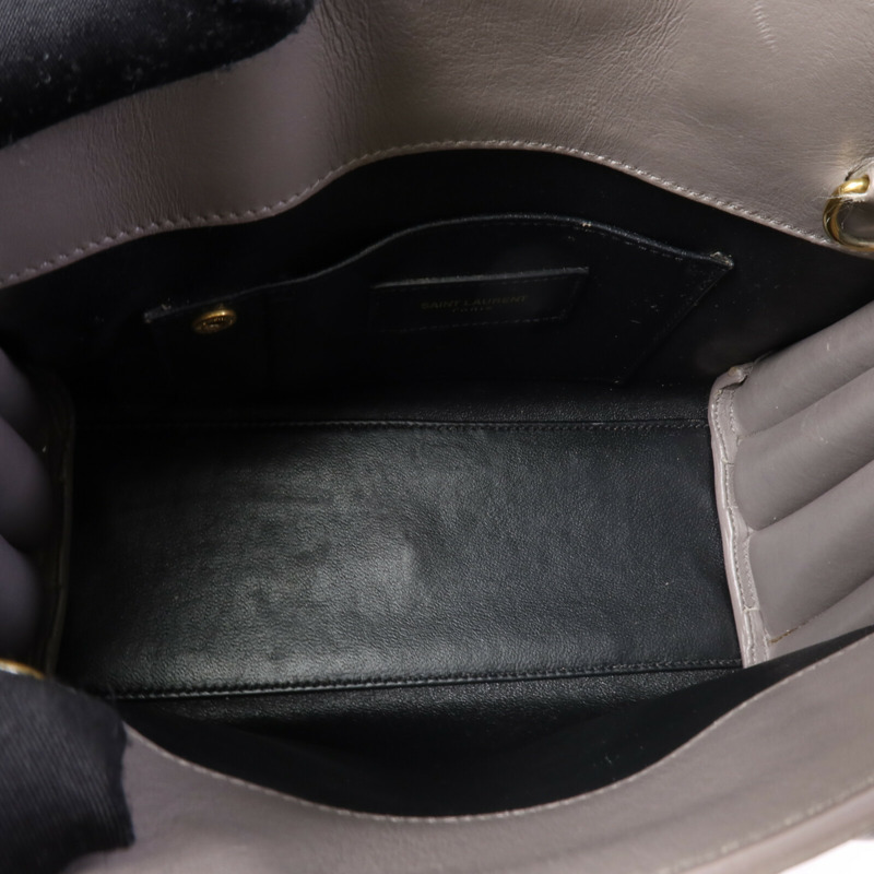 YVES SAINT LAURENT 牛皮皮革Sac De Jour手挽肩背兩用袋-4