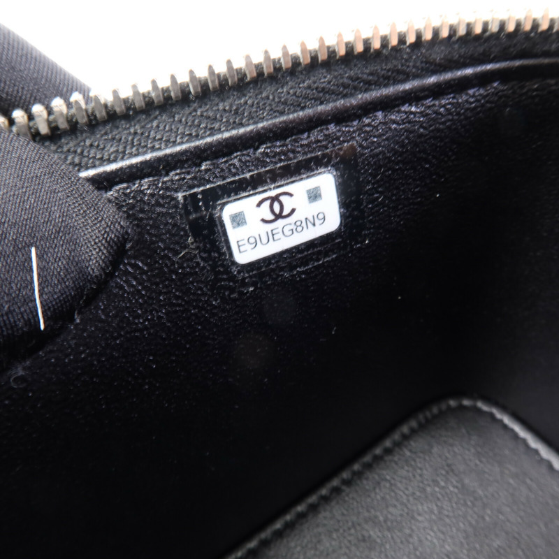 CHANEL 羊皮皮革Vanity Case鏈帶肩背袋-7