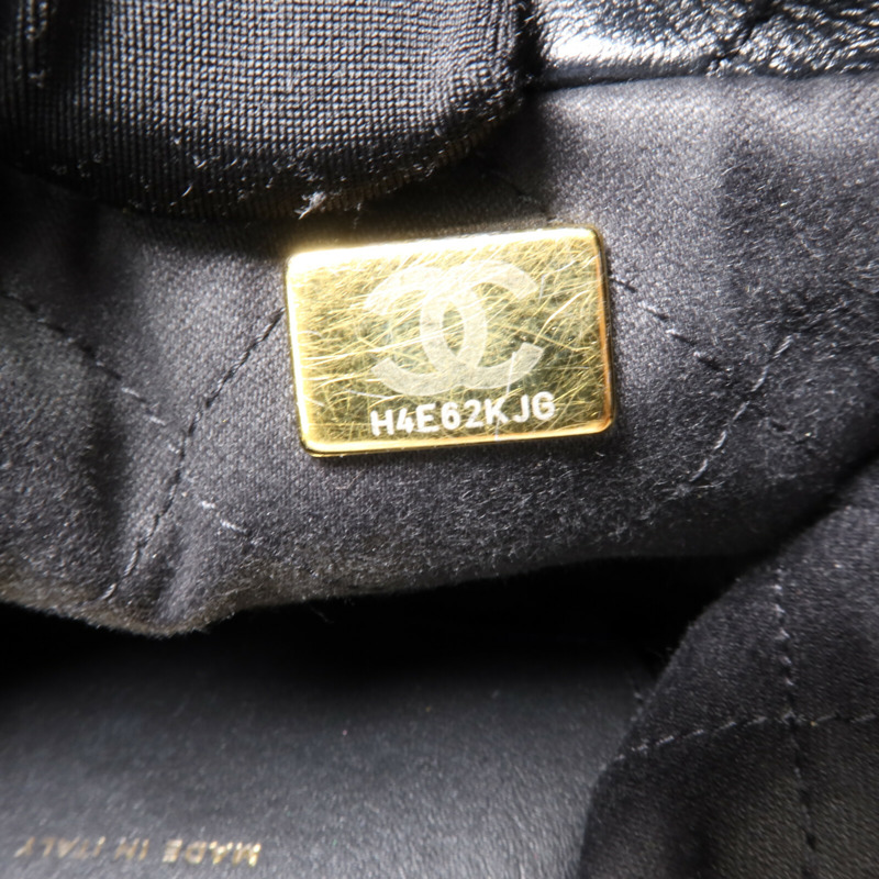 CHANEL 牛皮皮革C22 Mini金扣鏈帶肩背袋-7