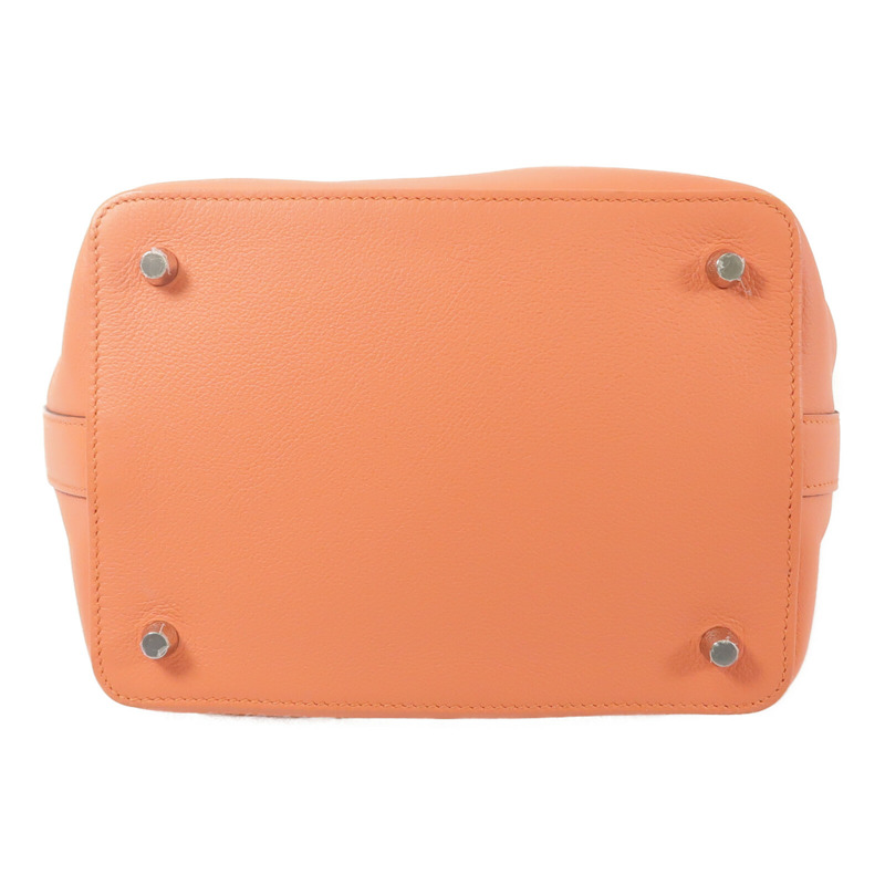 HERMES Evercolor皮革Toolbox 20手挽肩背兩用袋Crevette-3
