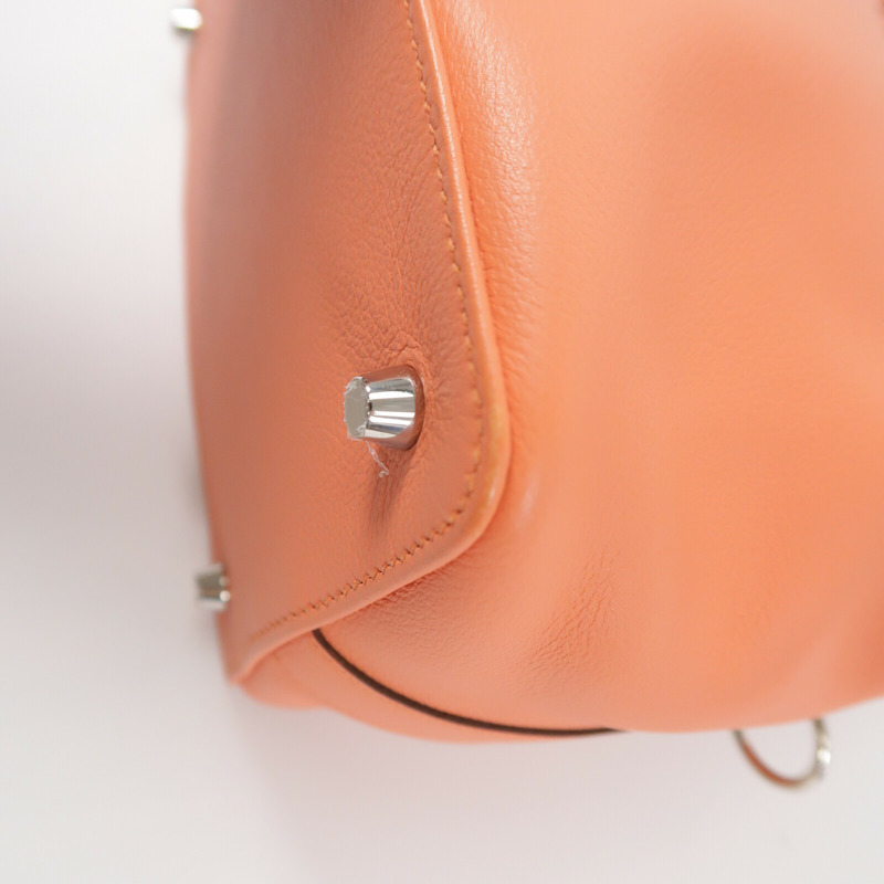 HERMES Evercolor皮革Toolbox 20手挽肩背兩用袋Crevette-12