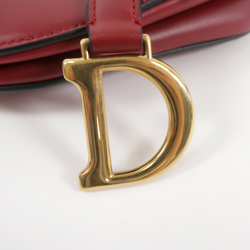 Dior 牛皮皮革Mini Saddle肩背袋-7