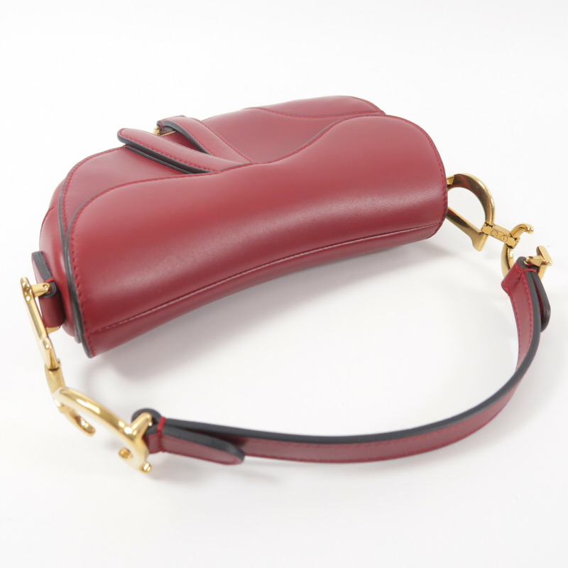 Dior 牛皮皮革Mini Saddle肩背袋-9