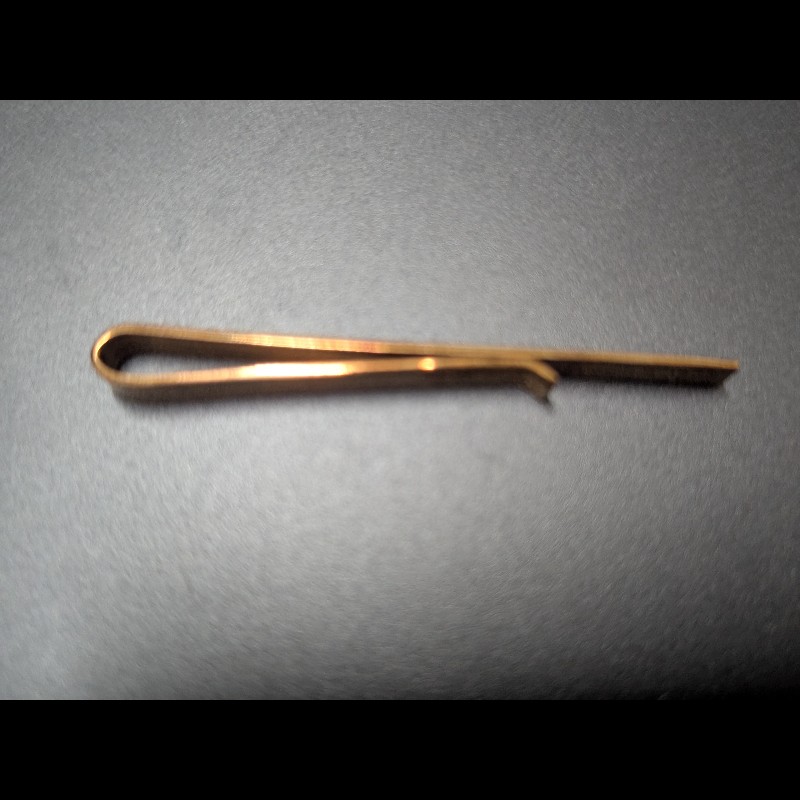 Tiffany & Co. 蒂芙尼 古典 14K金 對角斜紋領帶夾-2