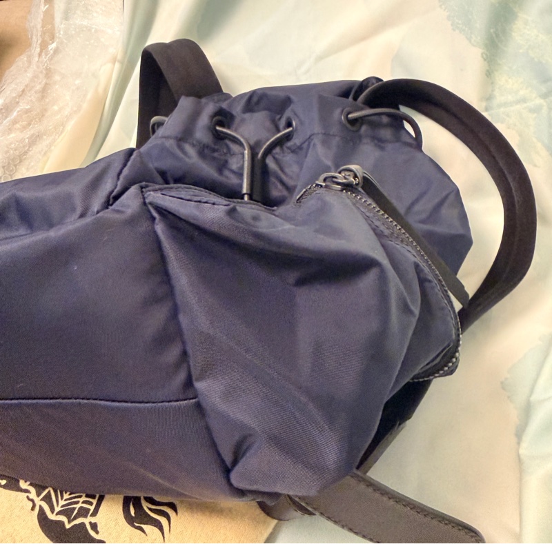 BURBERRY 專櫃正品 4020937 深藍色 後背包 雙肩包-10