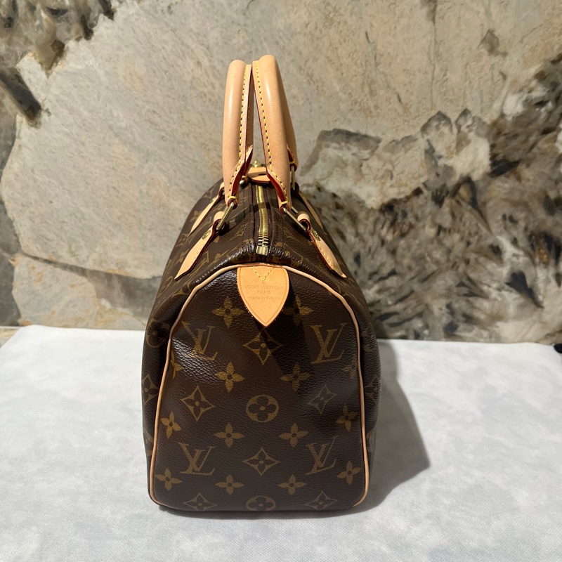 Louis Vuitton 咖啡色 Monogram Speedy 無背帶款-1