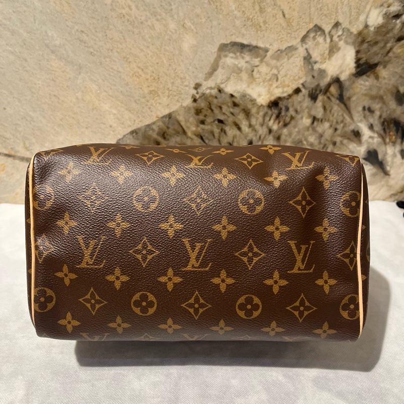Louis Vuitton 咖啡色 Monogram Speedy 無背帶款-4