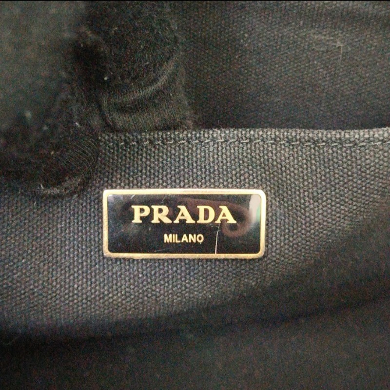 ❤️感恩月❤️折扣最後倒數至5/31‼️【8成新】㊣✨PRADA✨普拉達 黑灰色 牛仔布 兩用 手提包 肩背包 斜背包 /二手包/二手精品-42