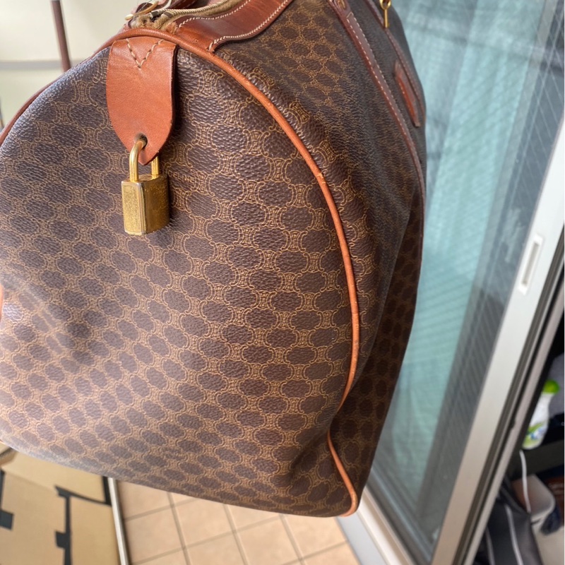 Celine中古老花旅行袋45cm-4