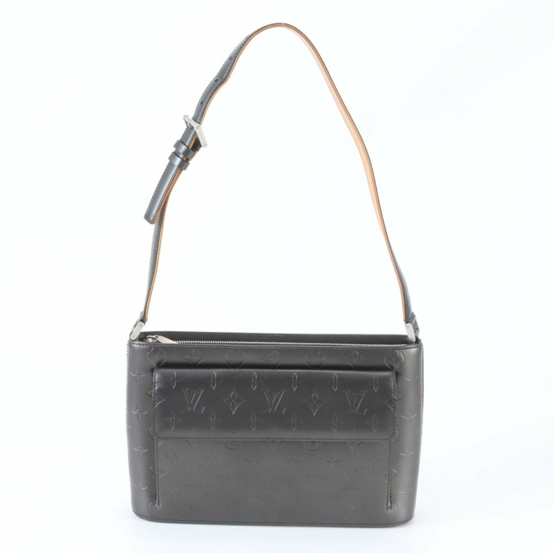 路易威登 Monogram Matte Alston M55122 皮革單肩包,女士手提包-0