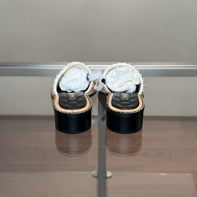 香奈兒CHANEL 25A白金雙C皮穿鏈Logo 38.5碼-3
