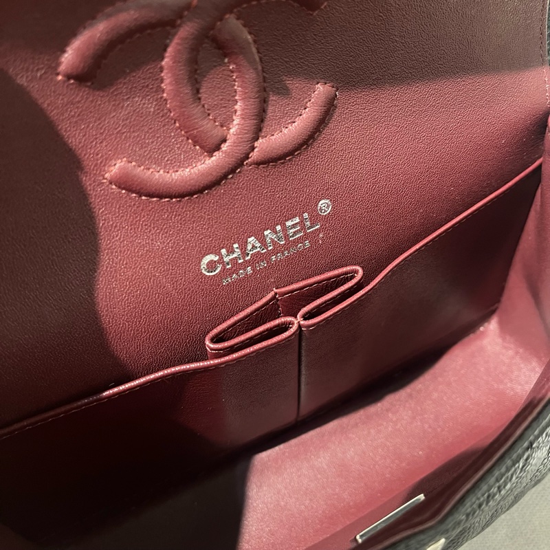 Chanel 黑荔枝銀釦CF23-7
