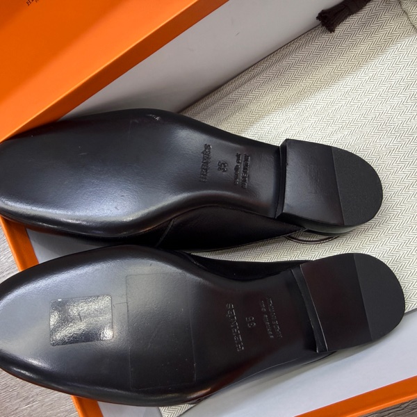 全新 Hermes 愛馬仕穆勒半拖鞋 黑色 35碼-9