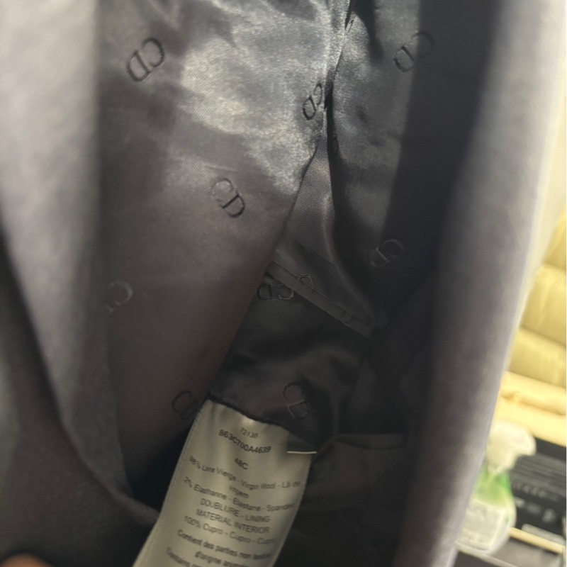 專櫃1折不到🌟Dior Men 深藍色羊毛成套西裝｜Classic Trend CT精品｜台北東區實體-3
