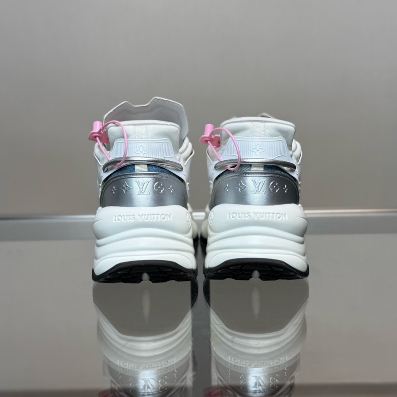 LV路易威登 LV Run 55 牛仔藍滿印LOGO老爹鞋 36碼-4