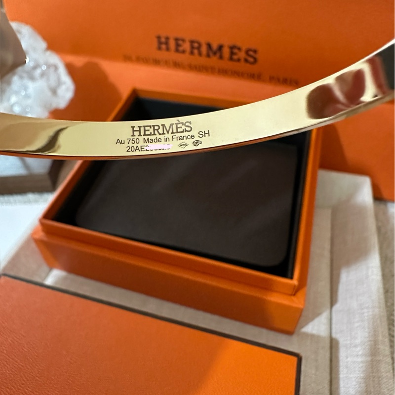 Hermes Kelly半鑽手環 Rose Gold玫瑰金 尺寸SH-4