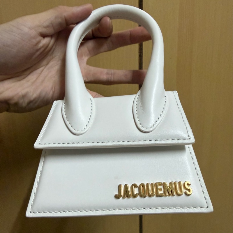 Jacquemus超迷你小廢包白色-1
